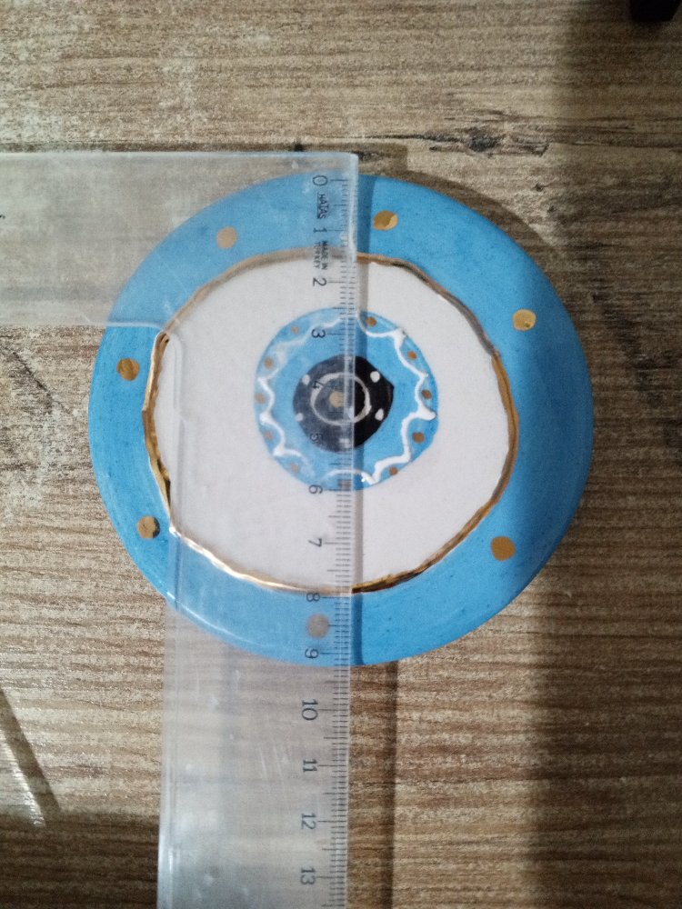 nazar süsü mavi -9cm