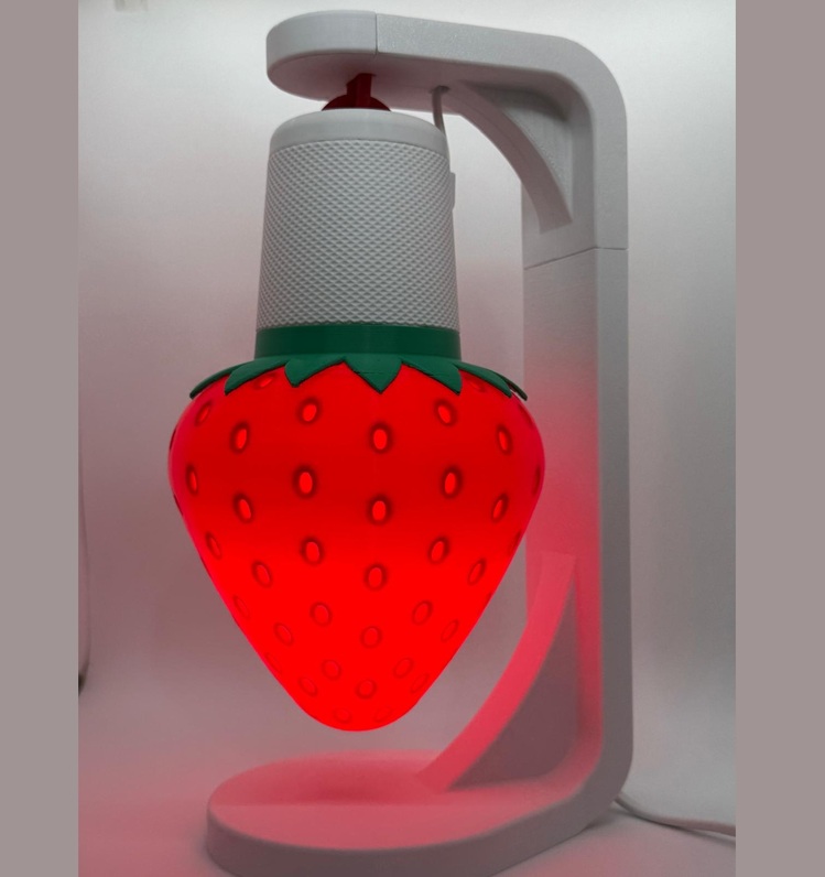 Cevizdizayn FRULAMP Çilek Temalı Abajur – Masanıza Sevimli Bir Dokunuş! ✨