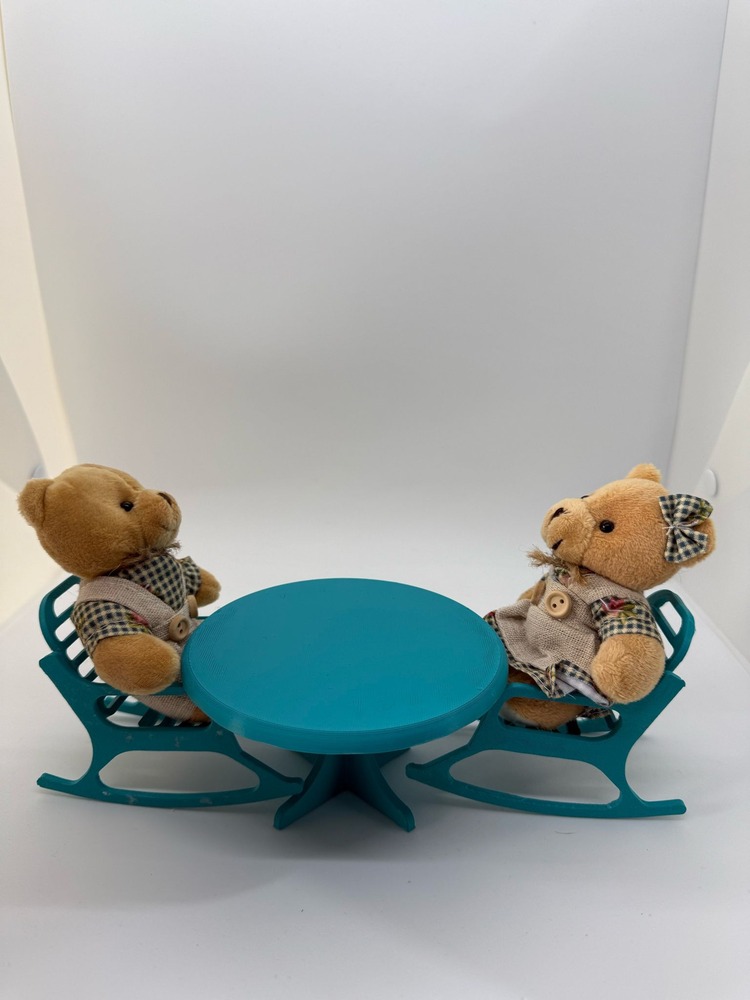 Cevizdizayn BabyBEAR MİNİ SALLANAN SANDALYE AYICIKLAR MUHABBETTE