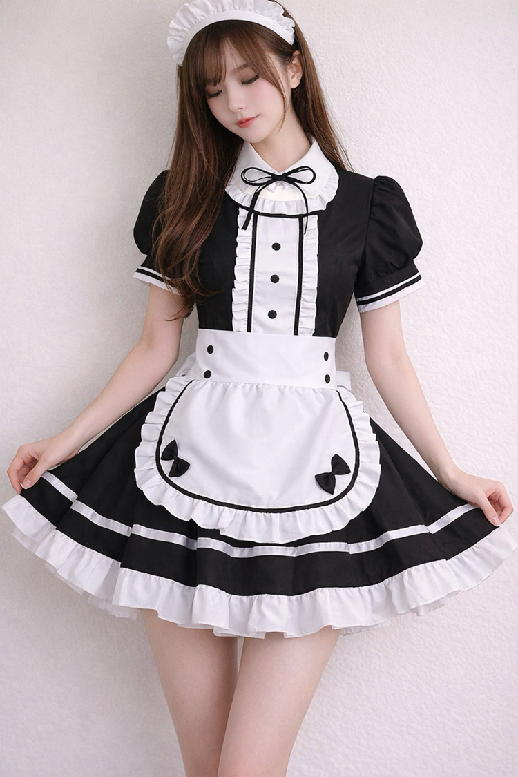 Maid Dress Cosplay Elbise