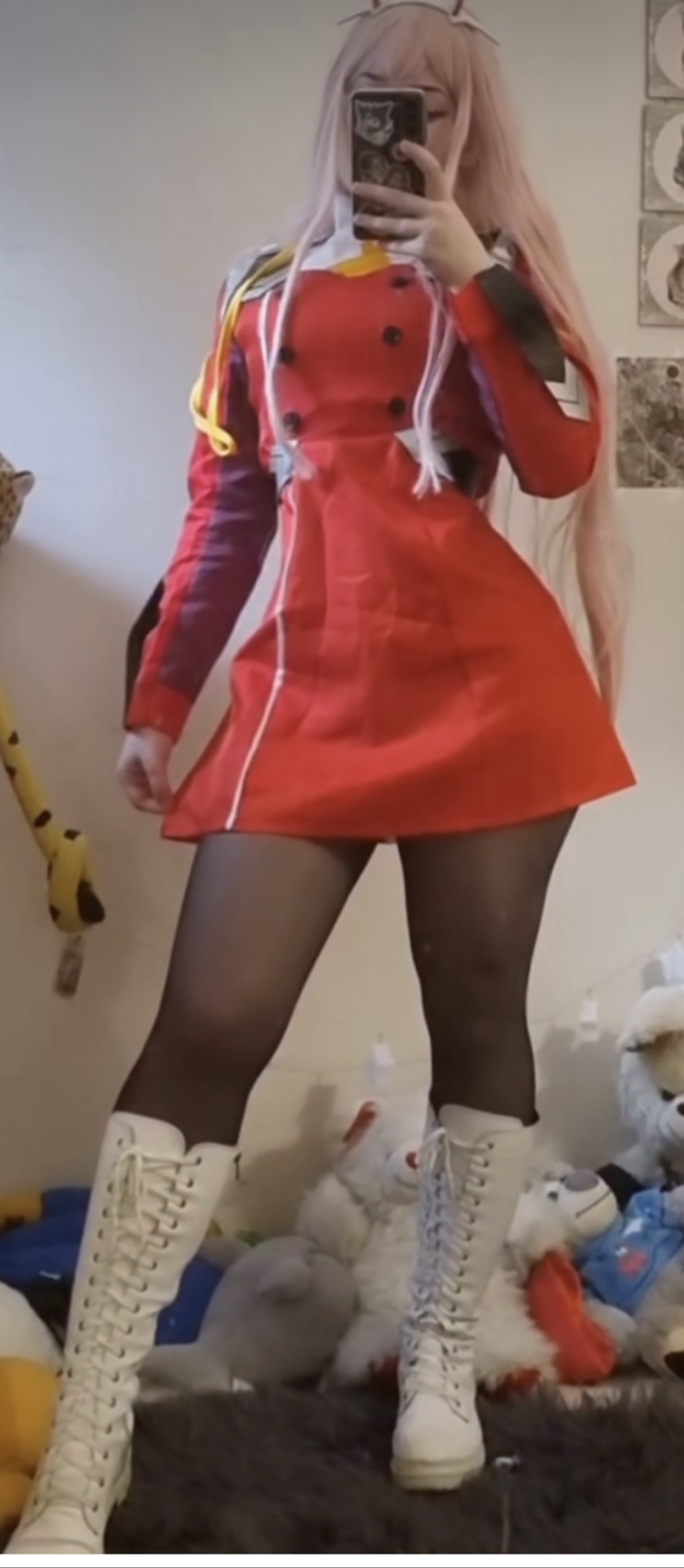Darling In The Franx Zero Two Cosplay Elbise