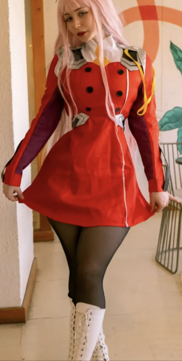 Darling In The Franx Zero Two Cosplay Elbise