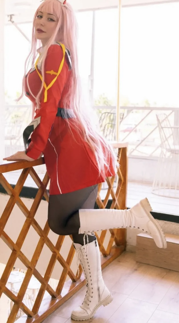 Darling In The Franx Zero Two Cosplay Elbise