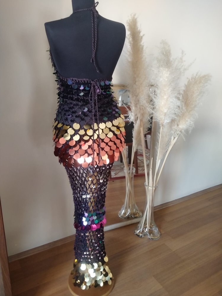 Sequin Maxi Dress