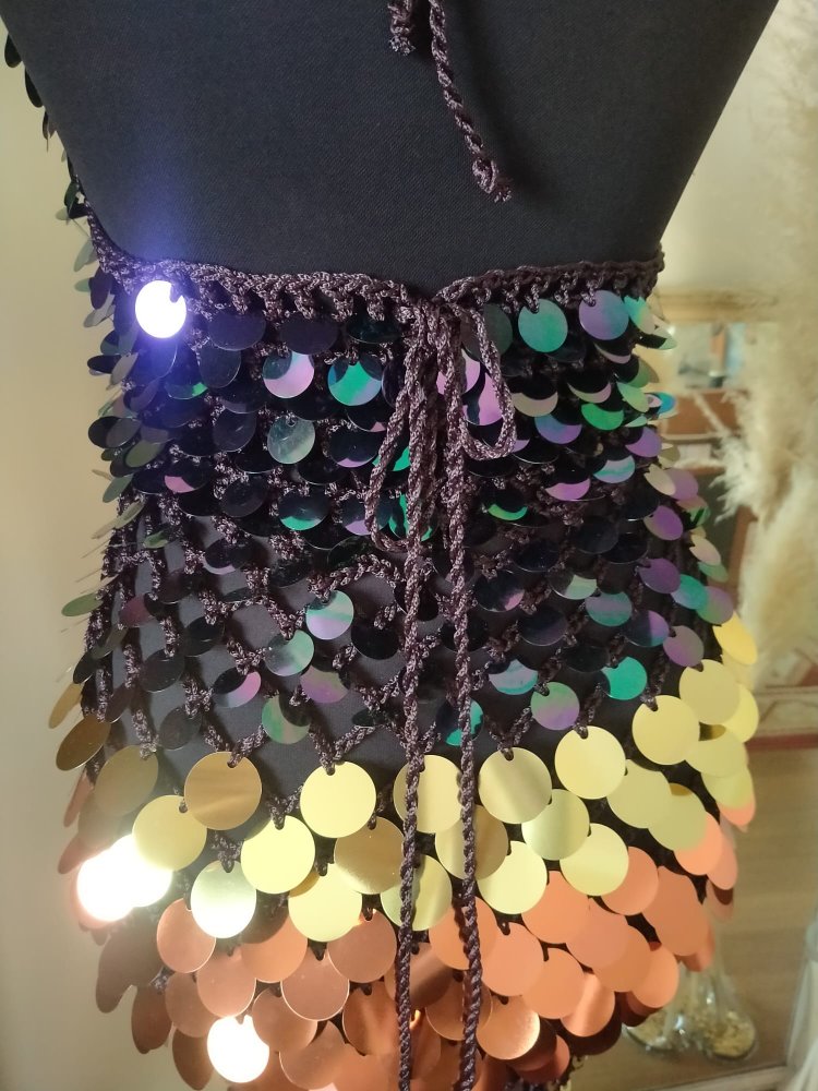 Sequin Maxi Dress