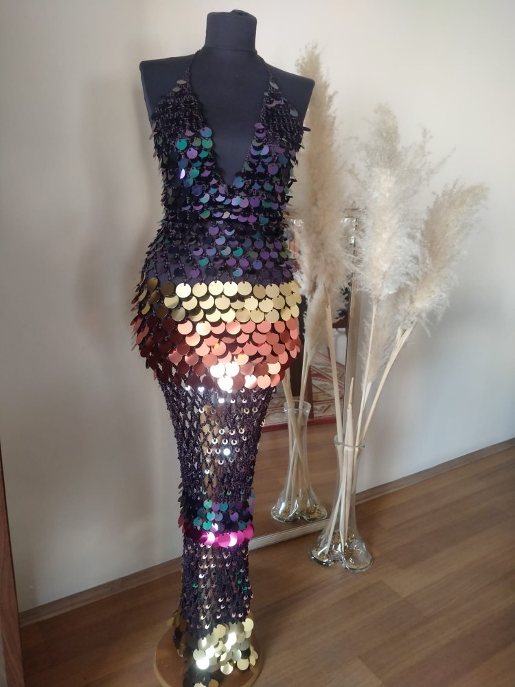 Sequin Maxi Dress