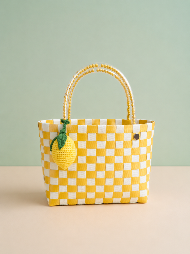 Lemon Bite Sepet Çanta-Mini