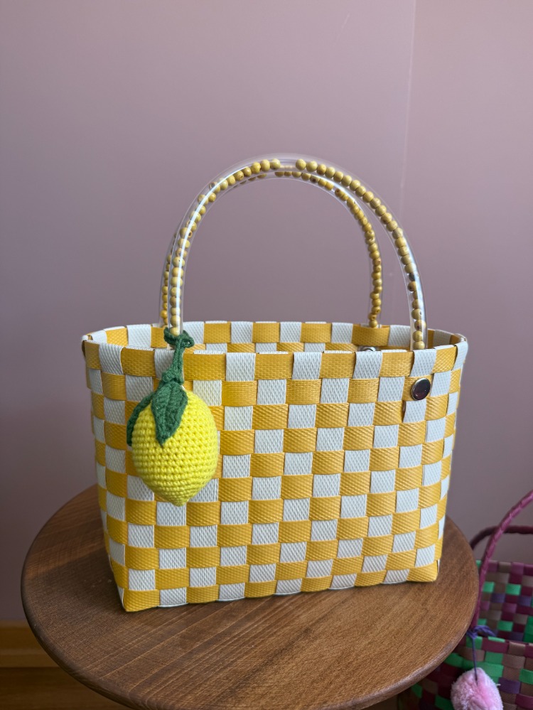 Lemon Bite Sepet Çanta-Mini