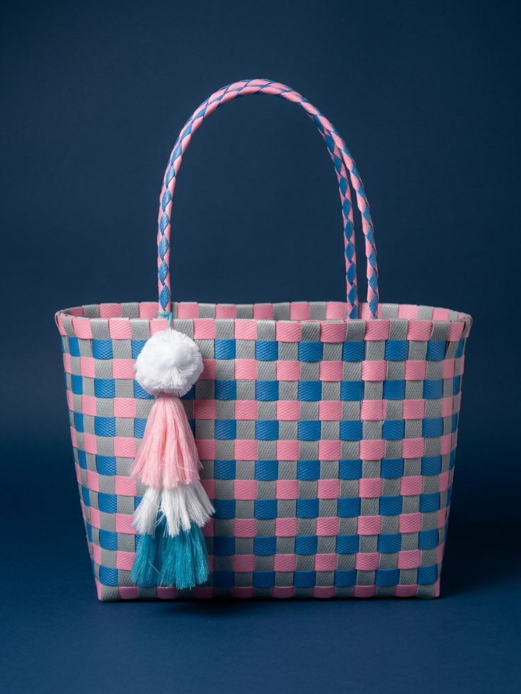 Chic Pink Sepet Çanta-Orta Boy