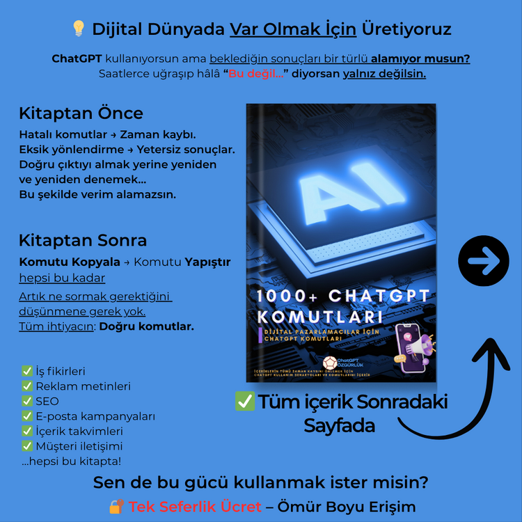ChatGPT Komutlar Kitabı