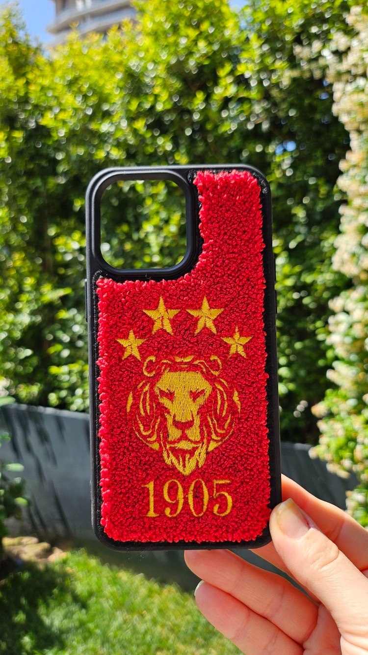 Sarı Kırmızı Telefon Kılıfı