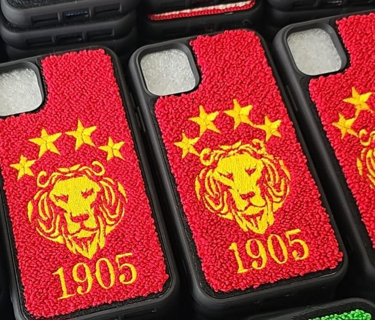 Sarı Kırmızı Telefon Kılıfı