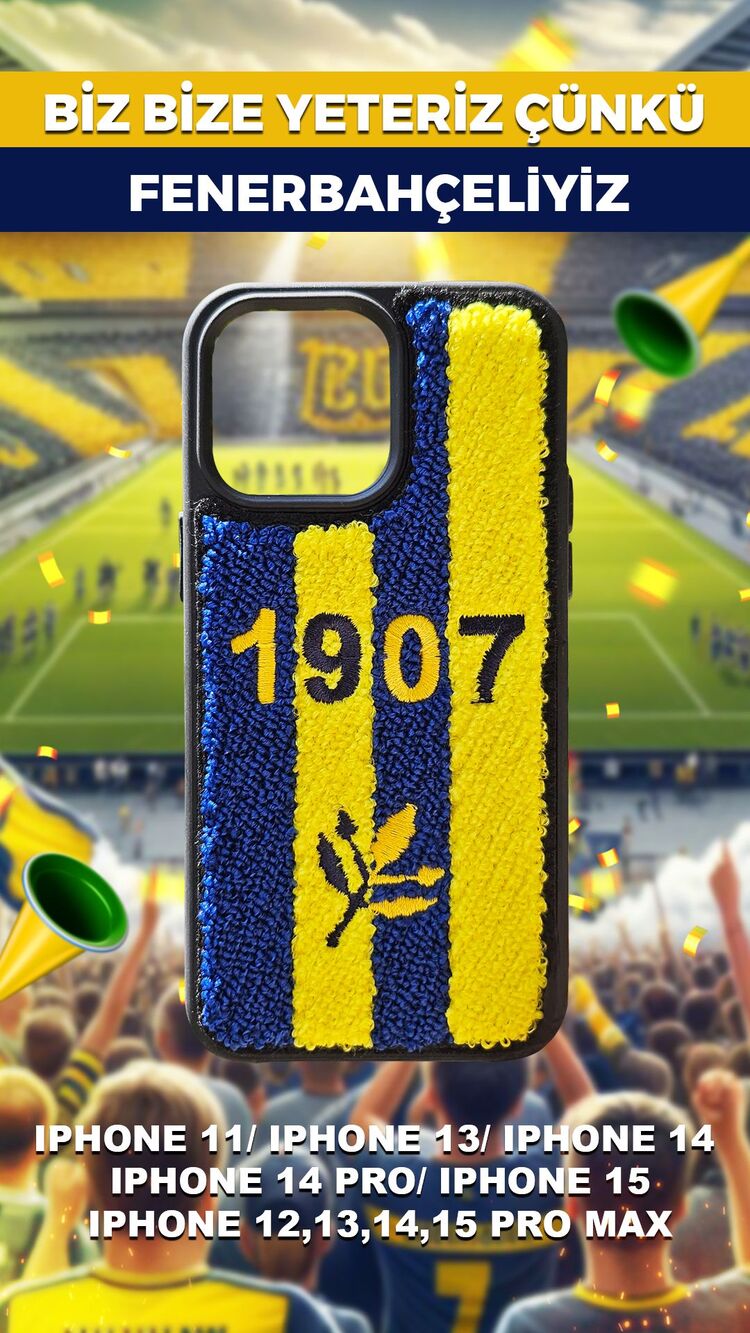 Sarı Lacivert Telefon Kılıfı