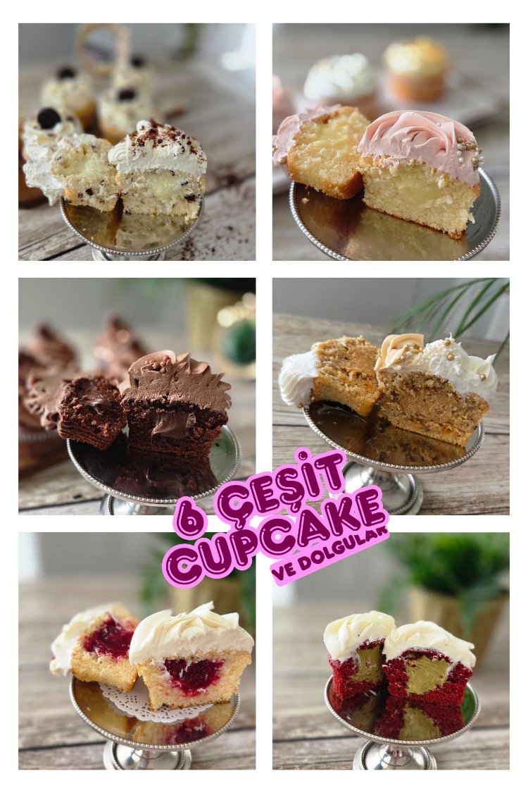 9. TATLI ÇİÇEK BAHÇESİ ( Cupcake Çeşitleri)