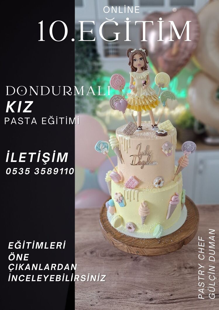 10. DONDURMALI KIZ PASTA EĞİTİMİ 