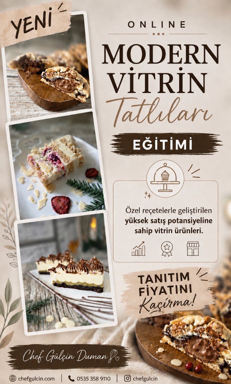 24.YENİ MODERN VİTRİN TATLILARI