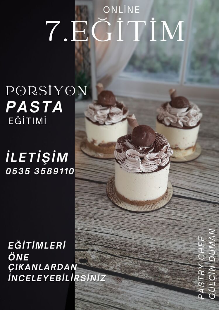 7.PORSİYON PASTA EĞİTİMİ