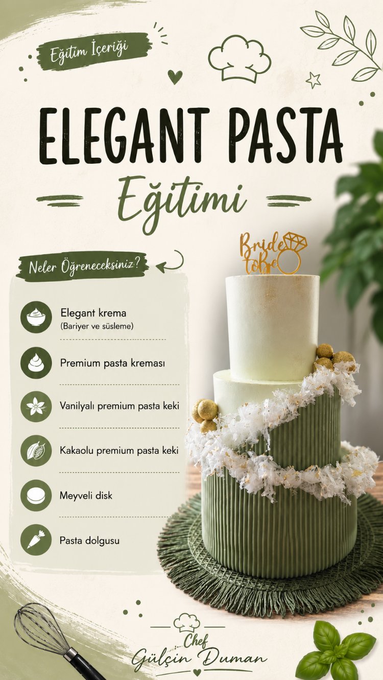 25.EĞİTİM ELEGANT PASTA EĞITİMİ...YENİ