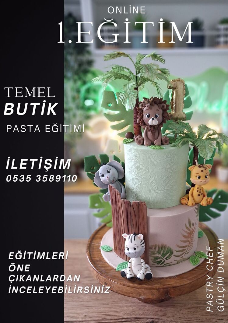 1 .TEMEL BUTİK PASTACILIK & FİGÜR EĞİTİMİ 