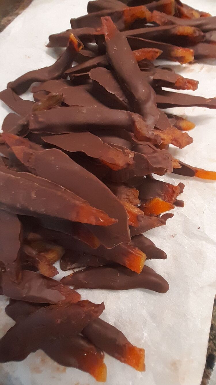 çikolatalı portakal çubukları 