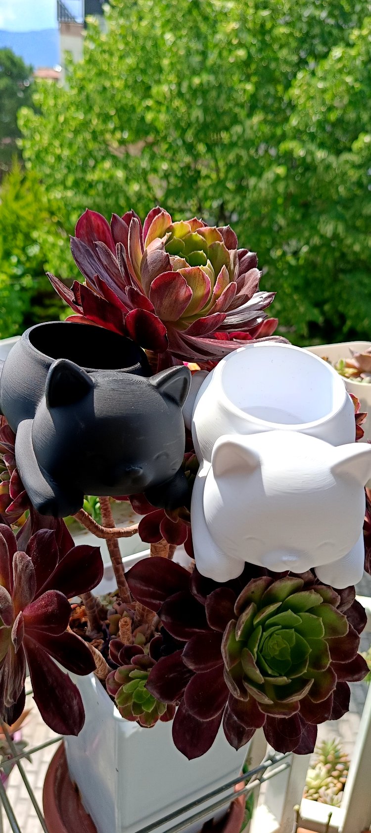 3 d tasarım dekoratif saksı