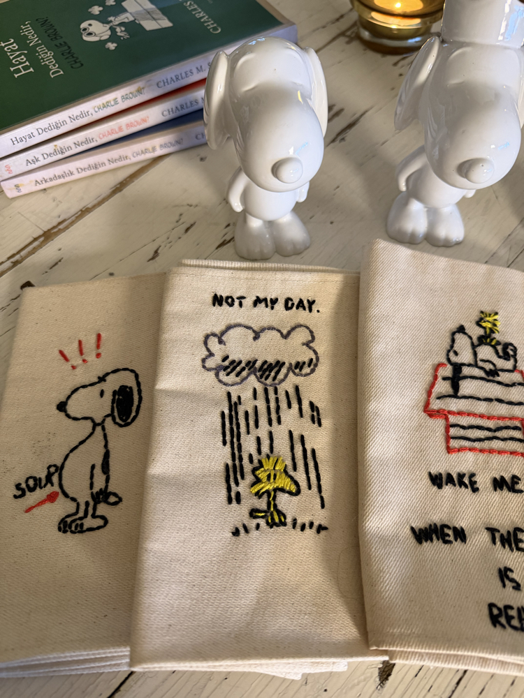 Snoopy 4 adet servis peçetesi