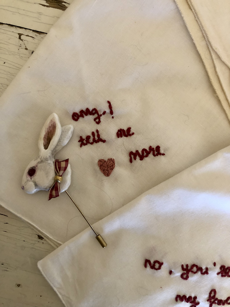 “Love” temalı 7 adet servis peçetesi