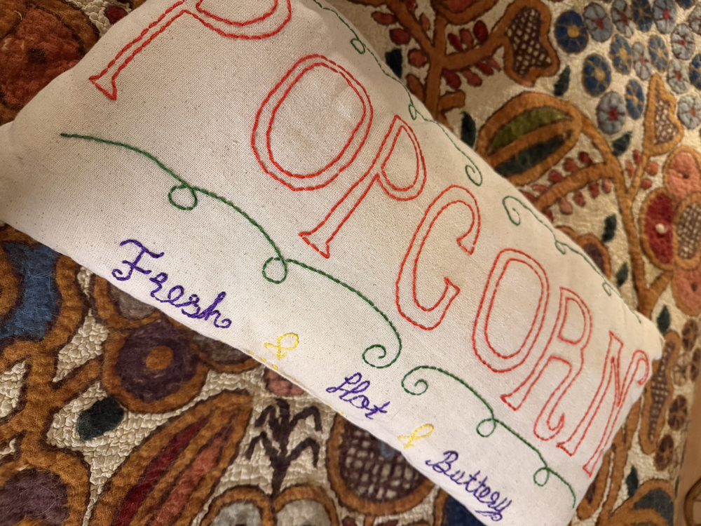 Popcorn yastık