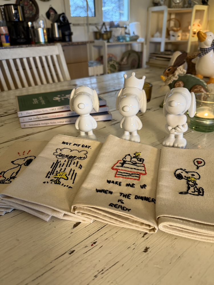 Snoopy 4 adet servis peçetesi