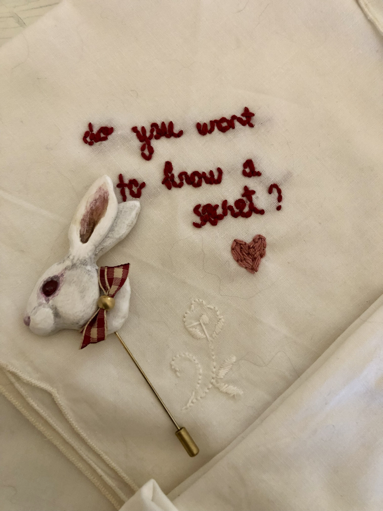“Love” temalı 7 adet servis peçetesi