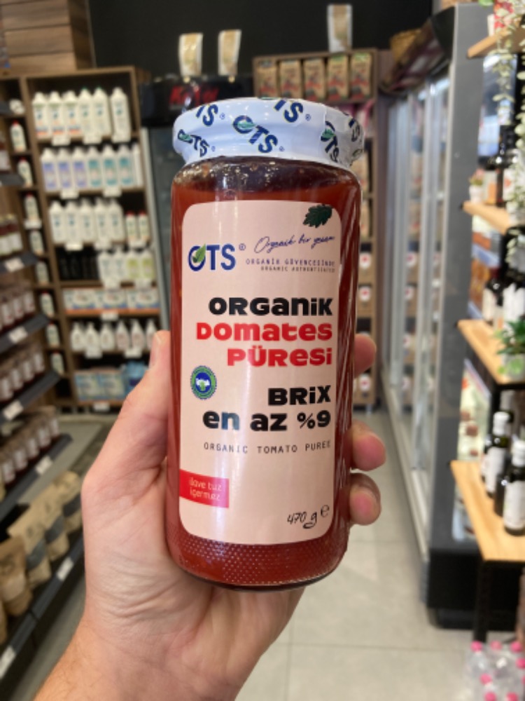 Organik Domates Püresi 470 g
