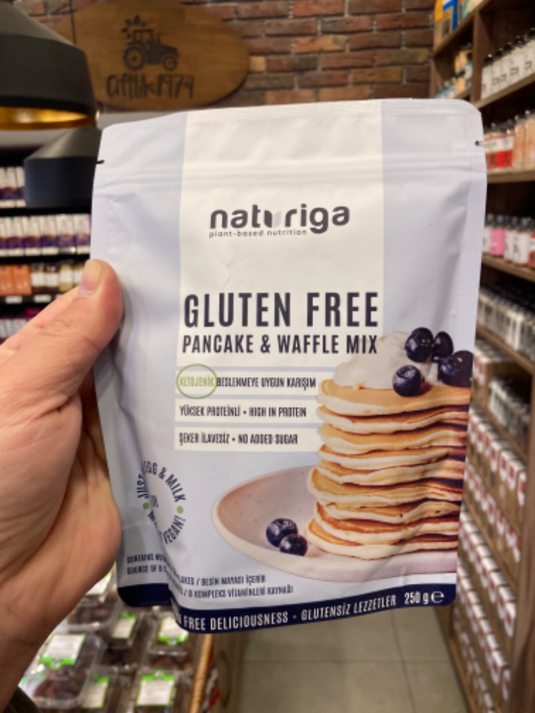 Glutensiz Pancake & Waffle Mıx Ketojenik Karışım 250 gr