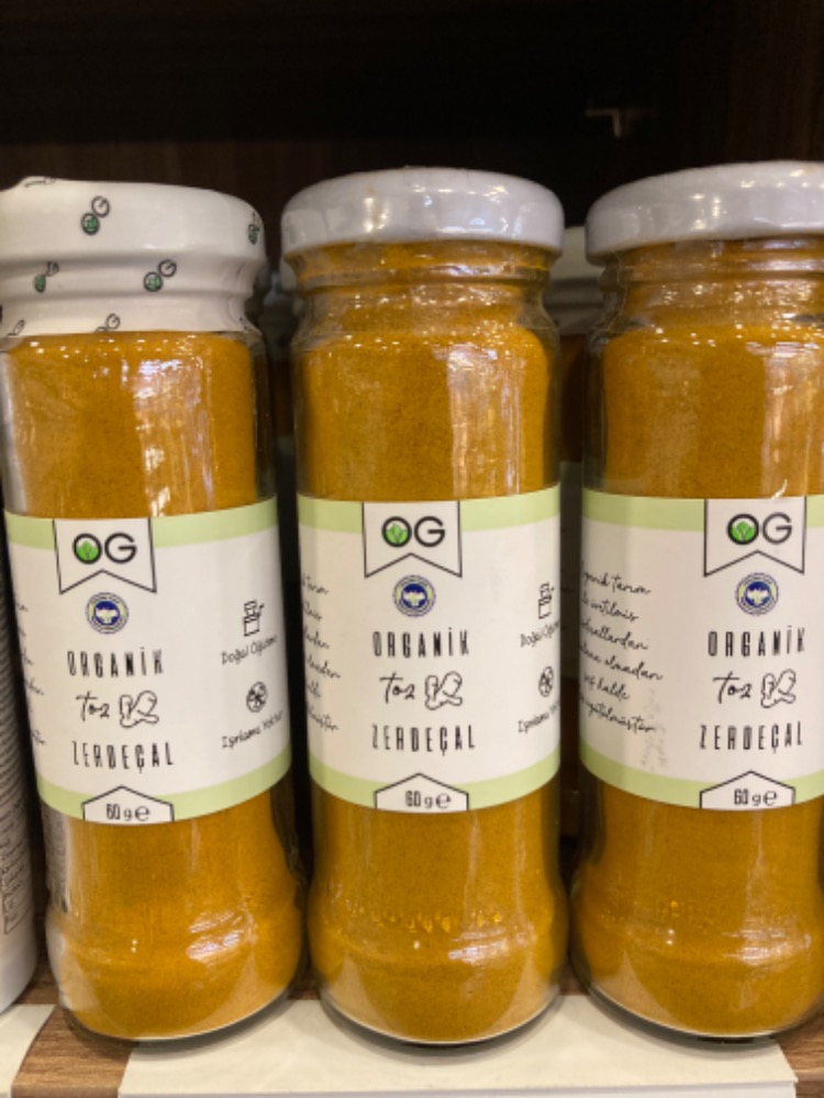 Organik Toz Zerdeçal 60g
