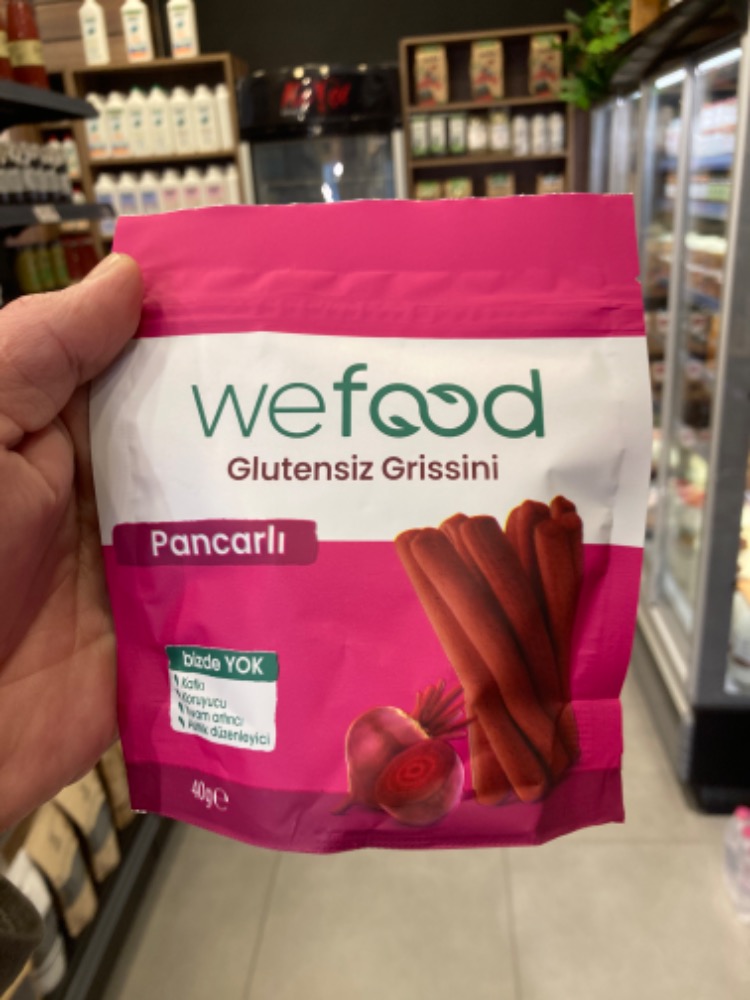 Glutensiz Pancarlı Grissini 40g