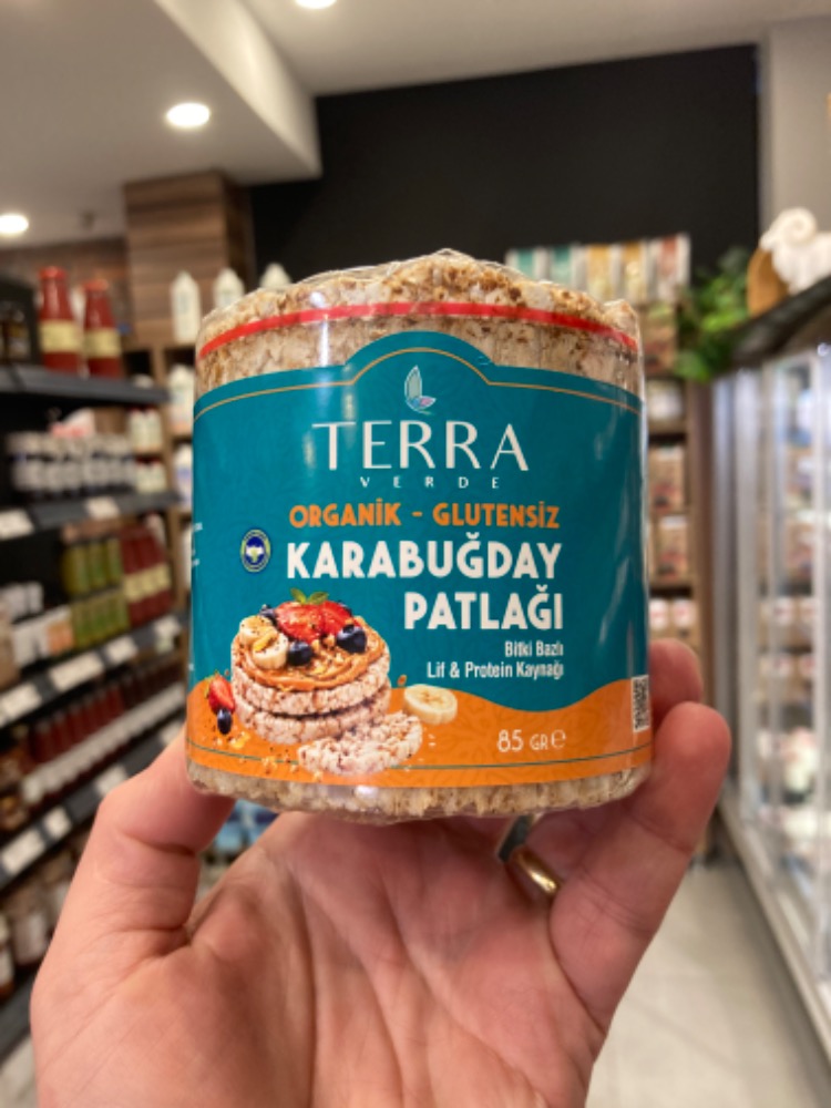 Organik Glutensiz Karabuğday Patlağı 85 gr