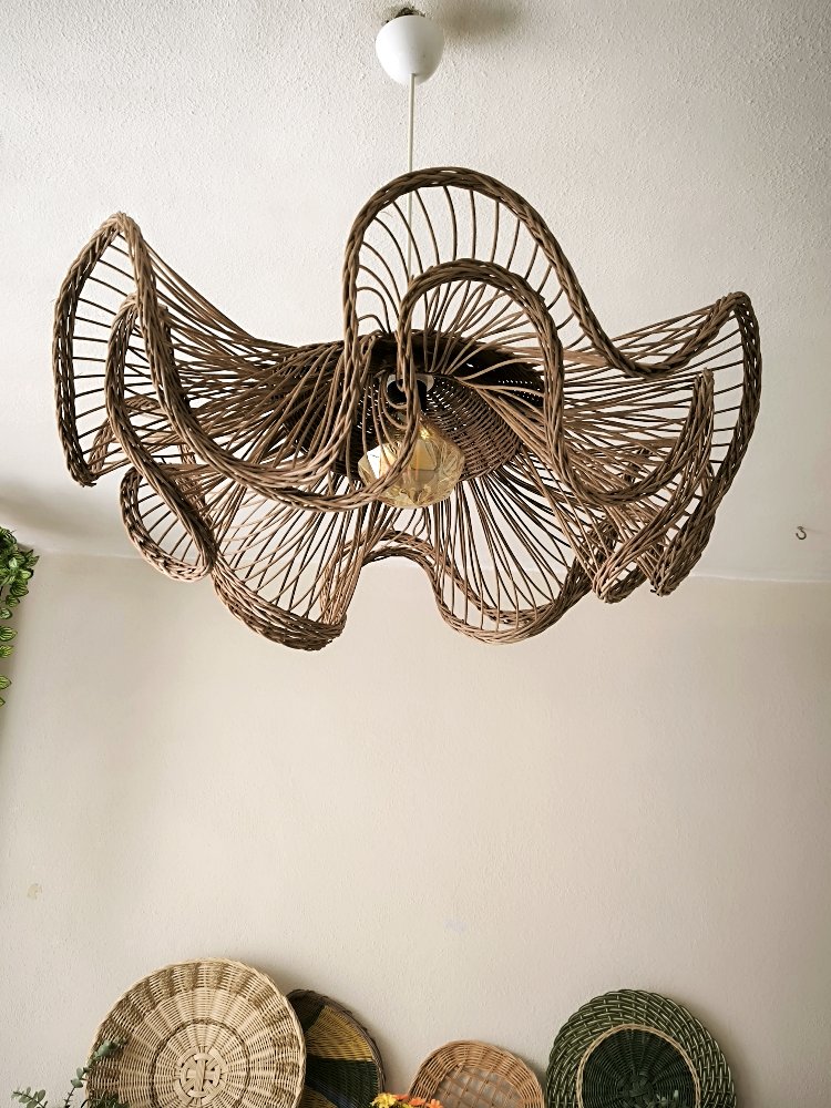Rattan avize