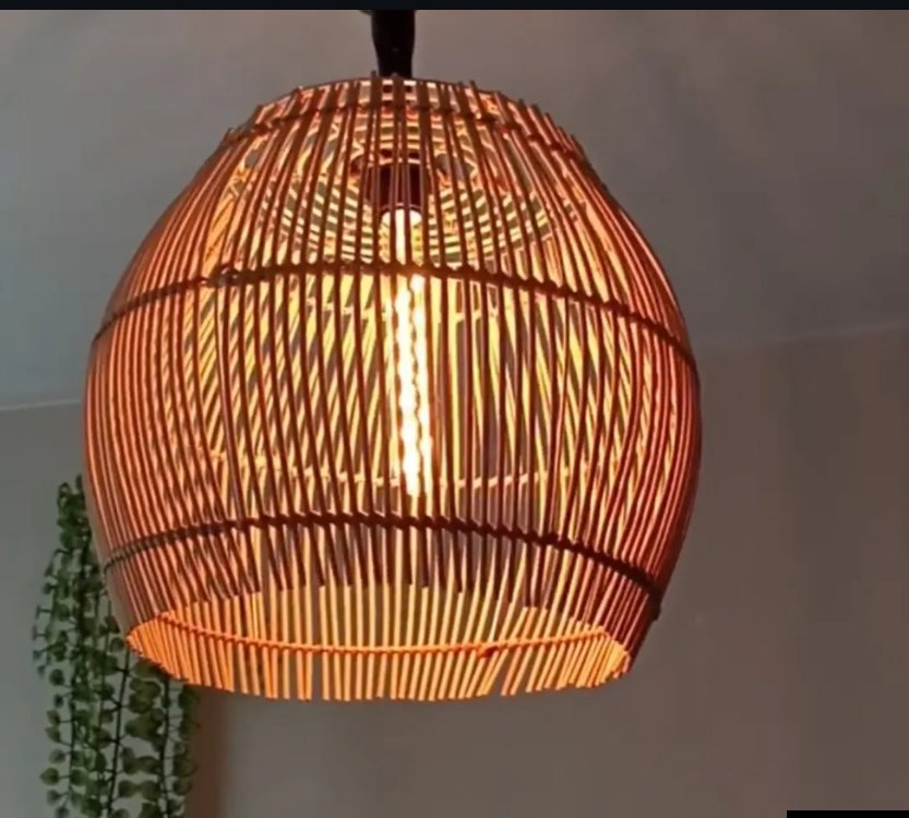 Rattan avize