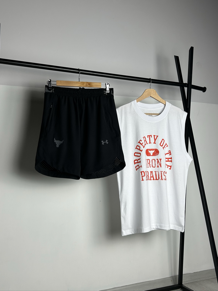 Nova Cotton Sleeveless T-shirt & Rank G2 Micro Shorts Combin  |  1033