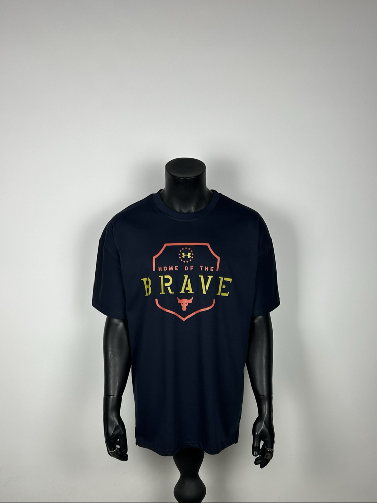 Bold Dark Blue Oversize Cotton T-shirt   |  1099