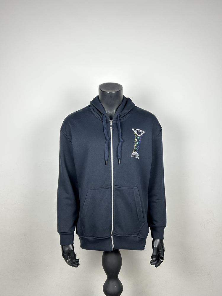 Full Zip Kingston Oversize Hoodie Cotton Sweatshirt | 3313