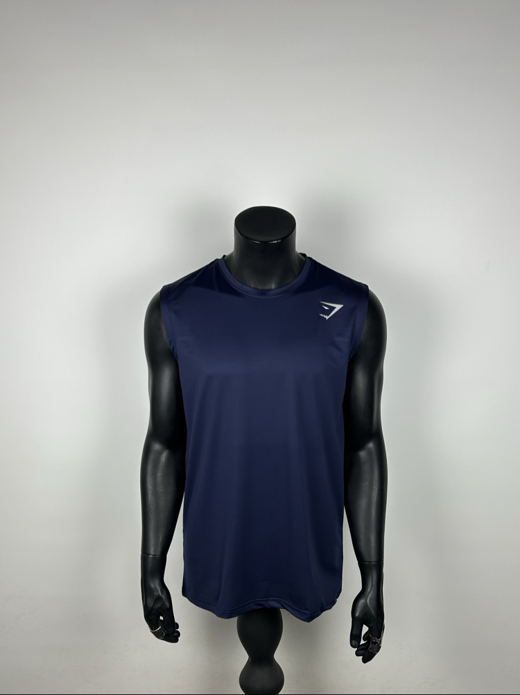 Arena Dark Blue Performance Sleeveless T-shirt  |  1031