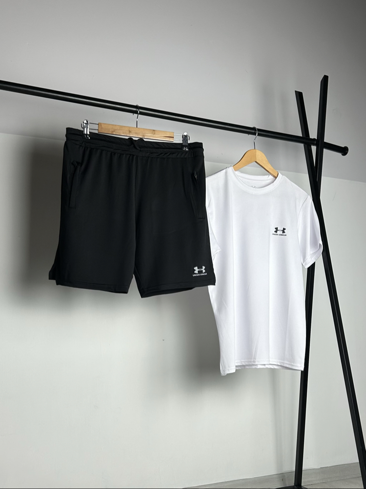 Sharpe Black Micro Shorts & Snug Performance T-shirt |  1033