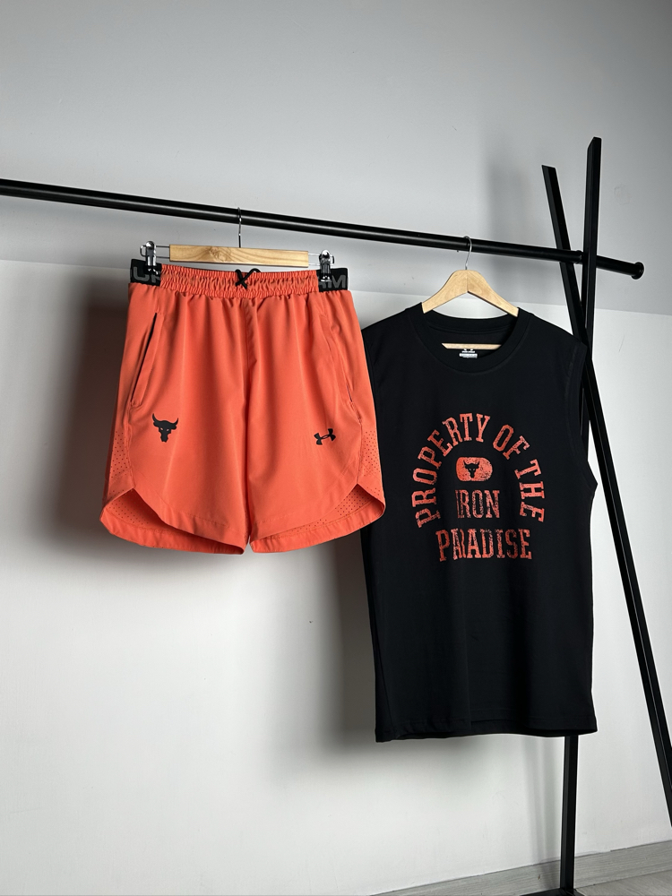 Nova Cotton Sleeveless T-shirt & Rank G2 Micro Shorts Combin  |  1033
