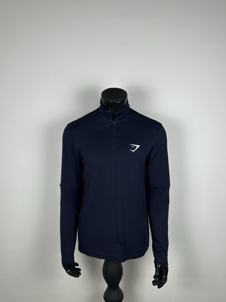 Vomero V30 Dark Blue Half-Zip Sweatshirt | 3360