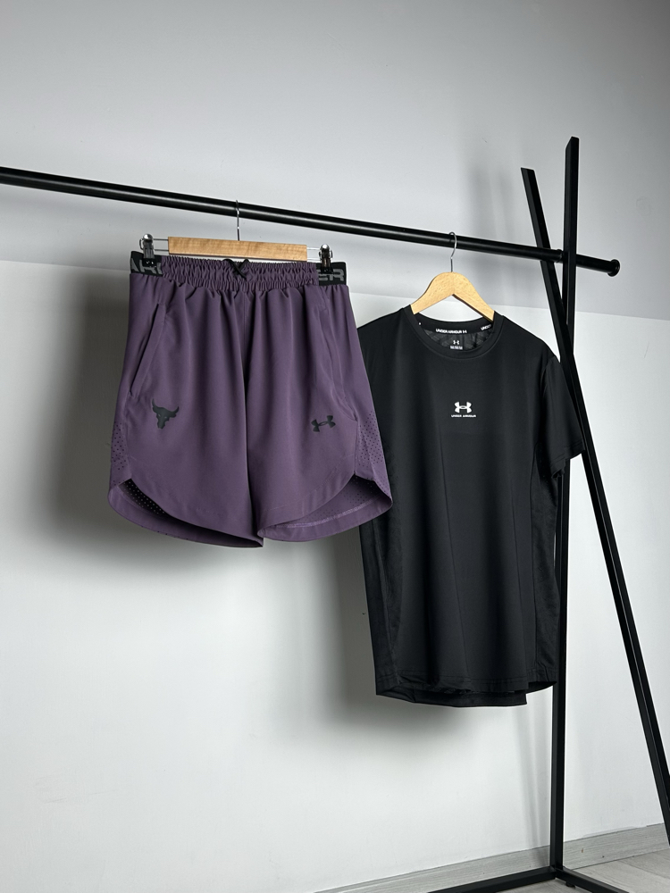 Vital Performance T-shirt & Rank G2 Purple Micro Shorts Combin | 1033