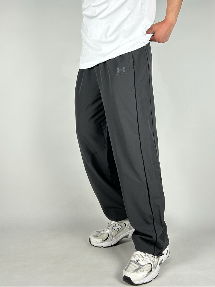 Wide Anthracite Baggy Fresh Fabrics Sweatpants  |  1038