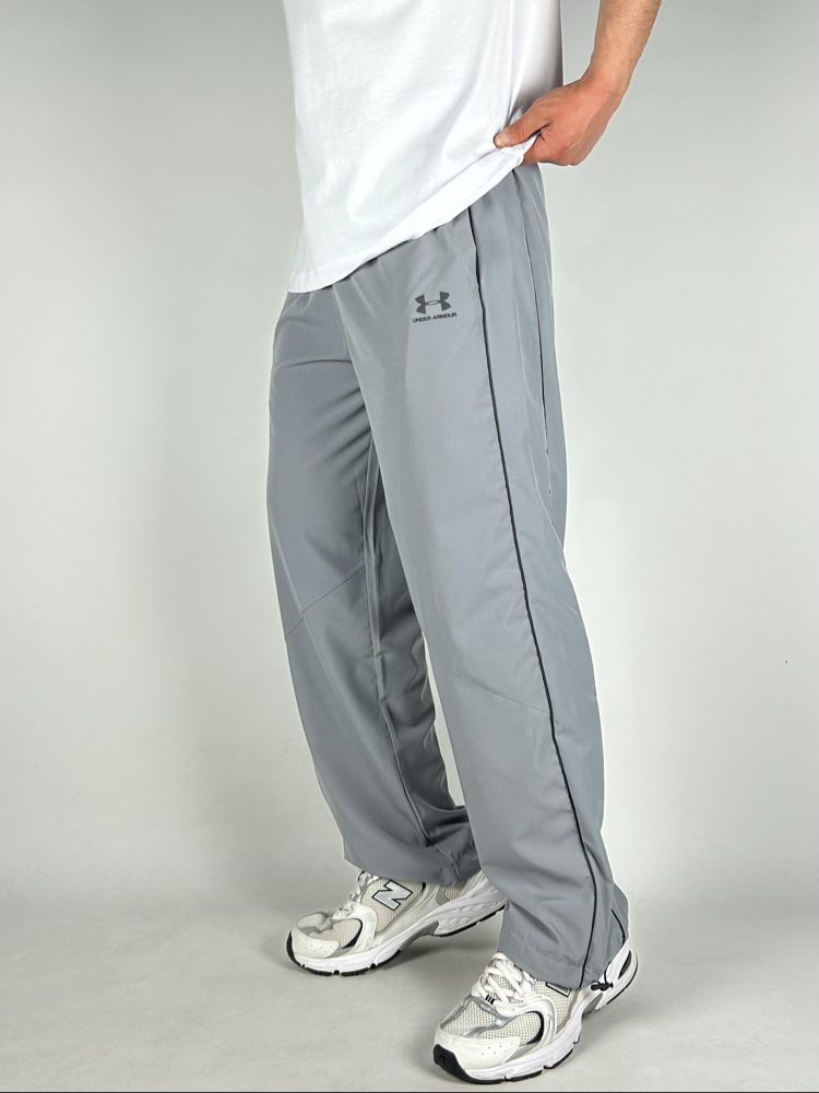 Wide Grey Baggy Fresh Fabrics Sweatpants | 1038