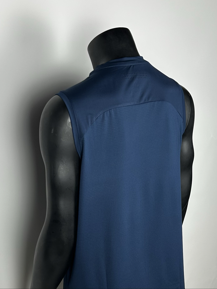 Astana Dark Blue Performance Sleeveless T-shirt | 1031