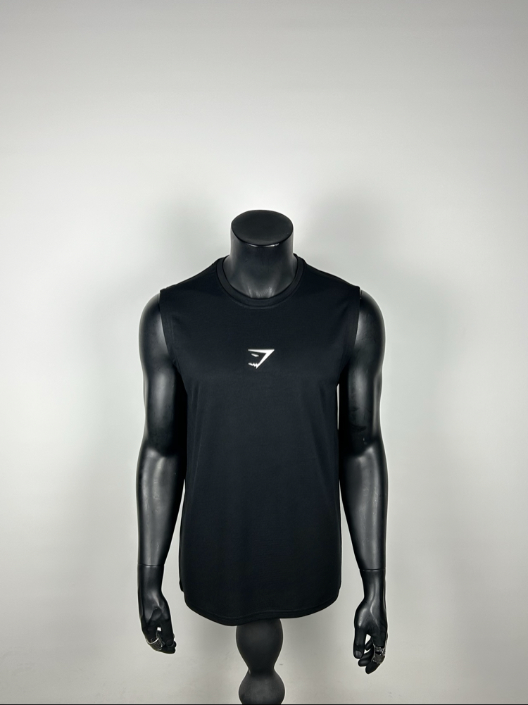 Tinka Black Performance Sleeveless T-shirt | 1031