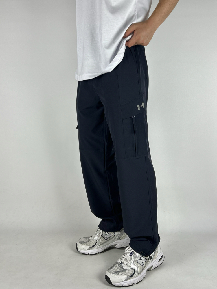 Ruin Dark Blue Baggy Fresh Fabrics Sweatpants  |  1038